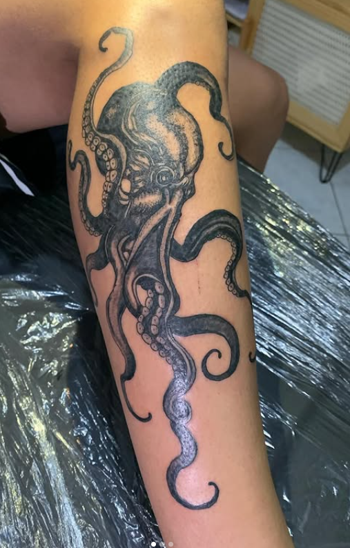 Tatuagem O Polvo - Projeto de Fechamento